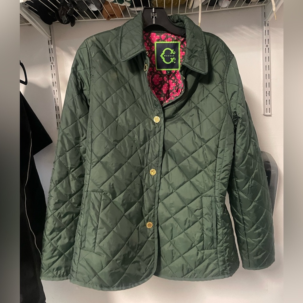 C. Wonder Pink and Black Patterned Garment